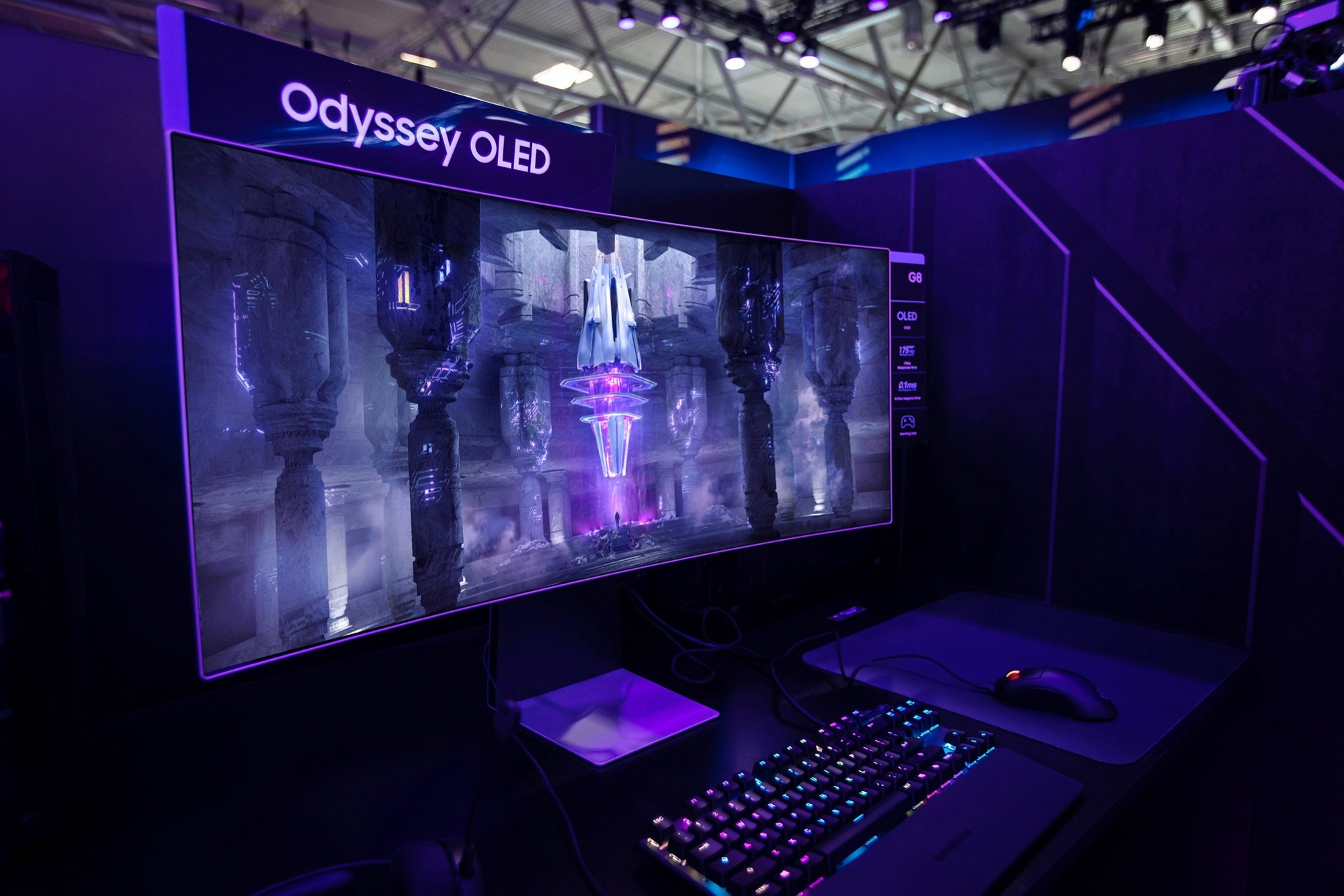 Samsung hat auf der IFA 2022 den neuen Gaming-Monitor Odyssey OLED G8 vorgestellt