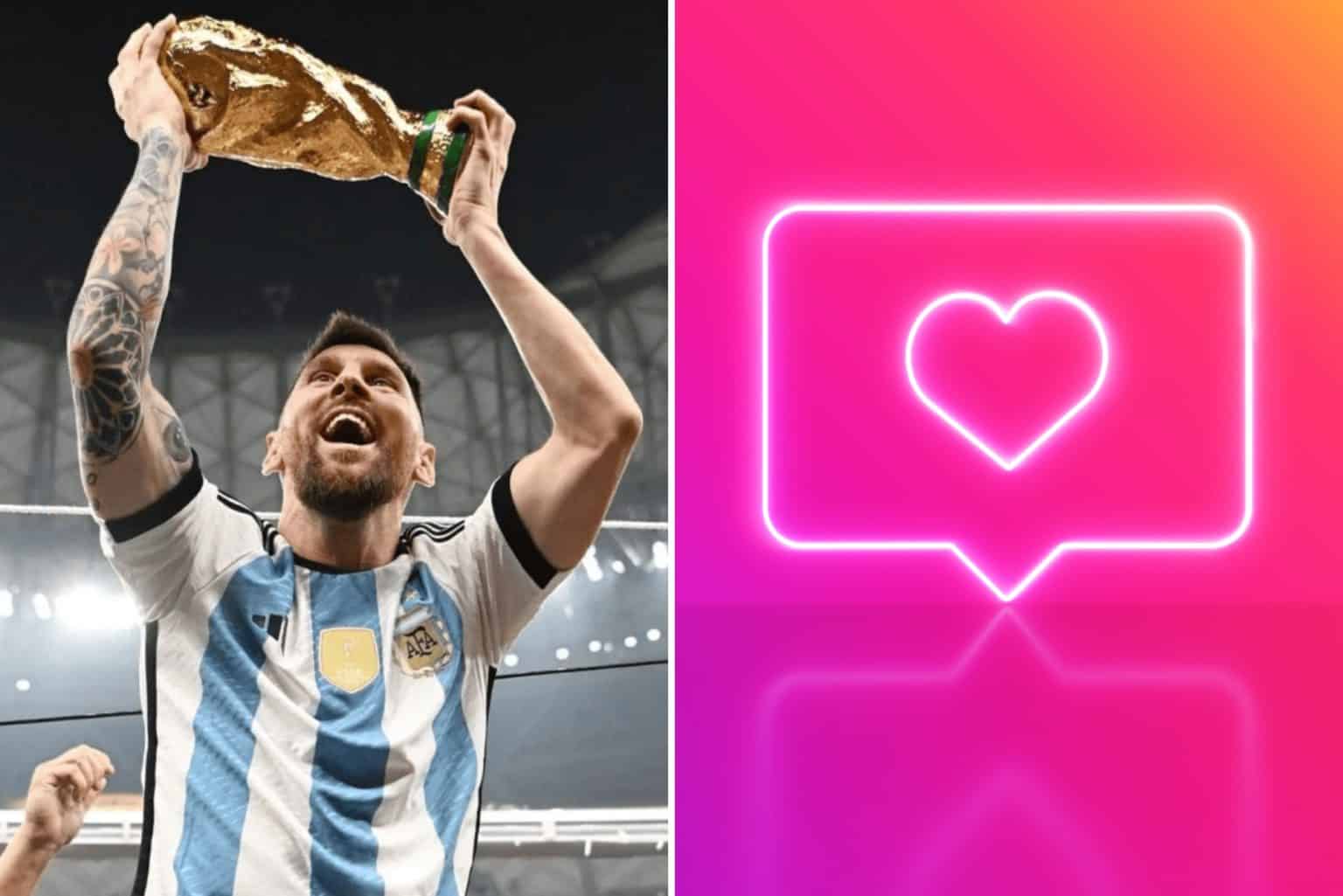 Nový Rekord Lionel Messi Má Najlajkovanejší Príspevok Na Instagrame Rekord Doposiaľ Držalo