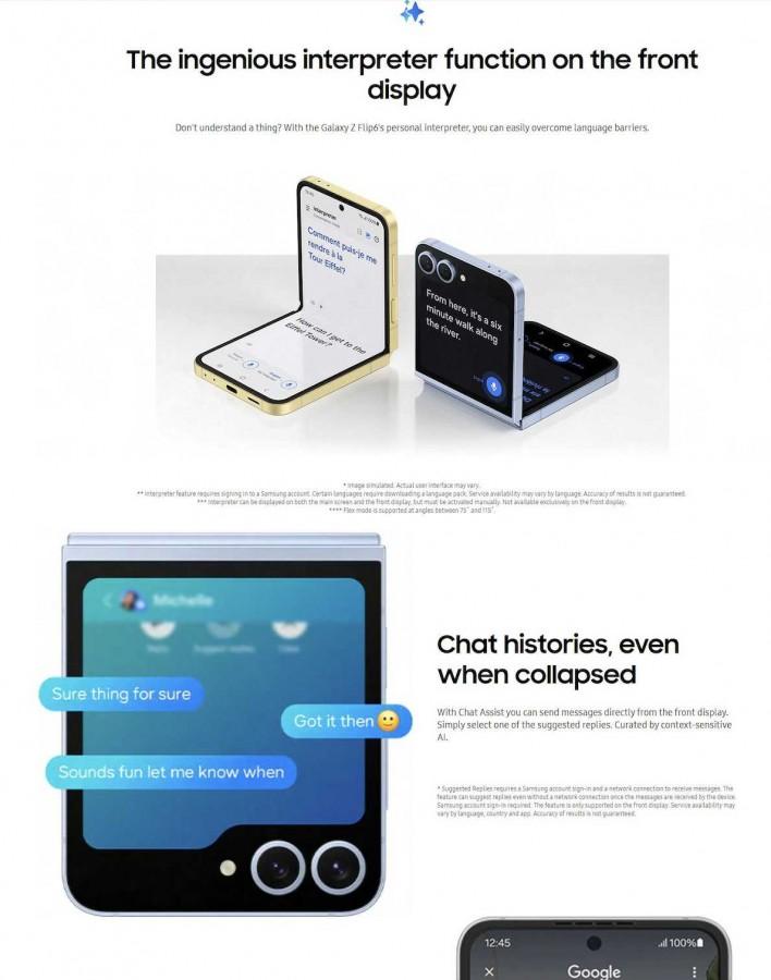 Samsung Galaxy Z Fold 6 Flip 6 5