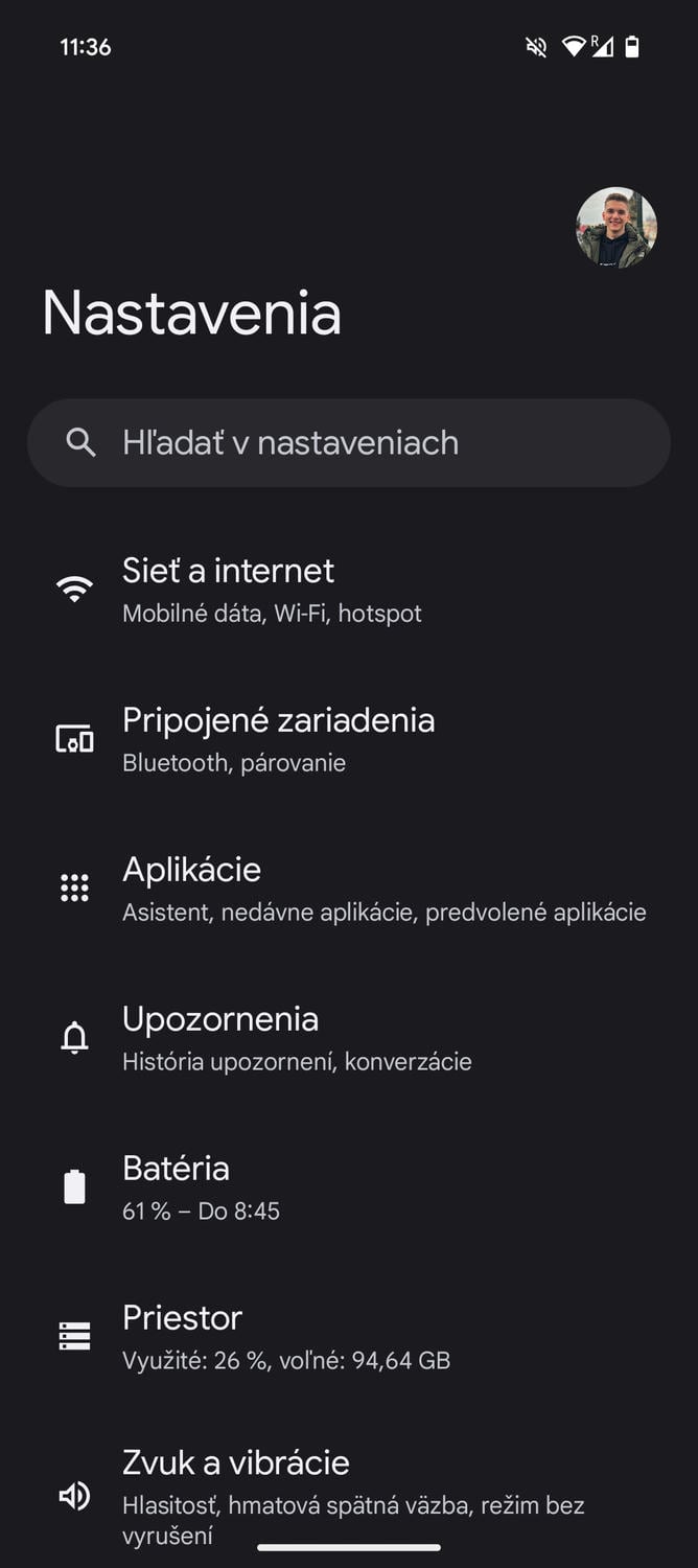 Používateľské rozhranie Pixel 9