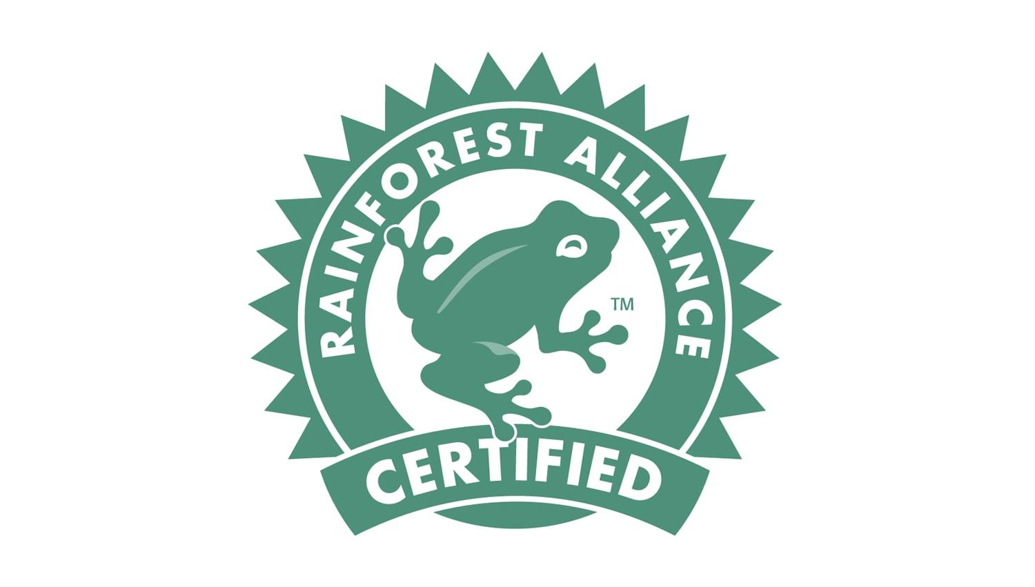 Rainforest Alliance logo žaby