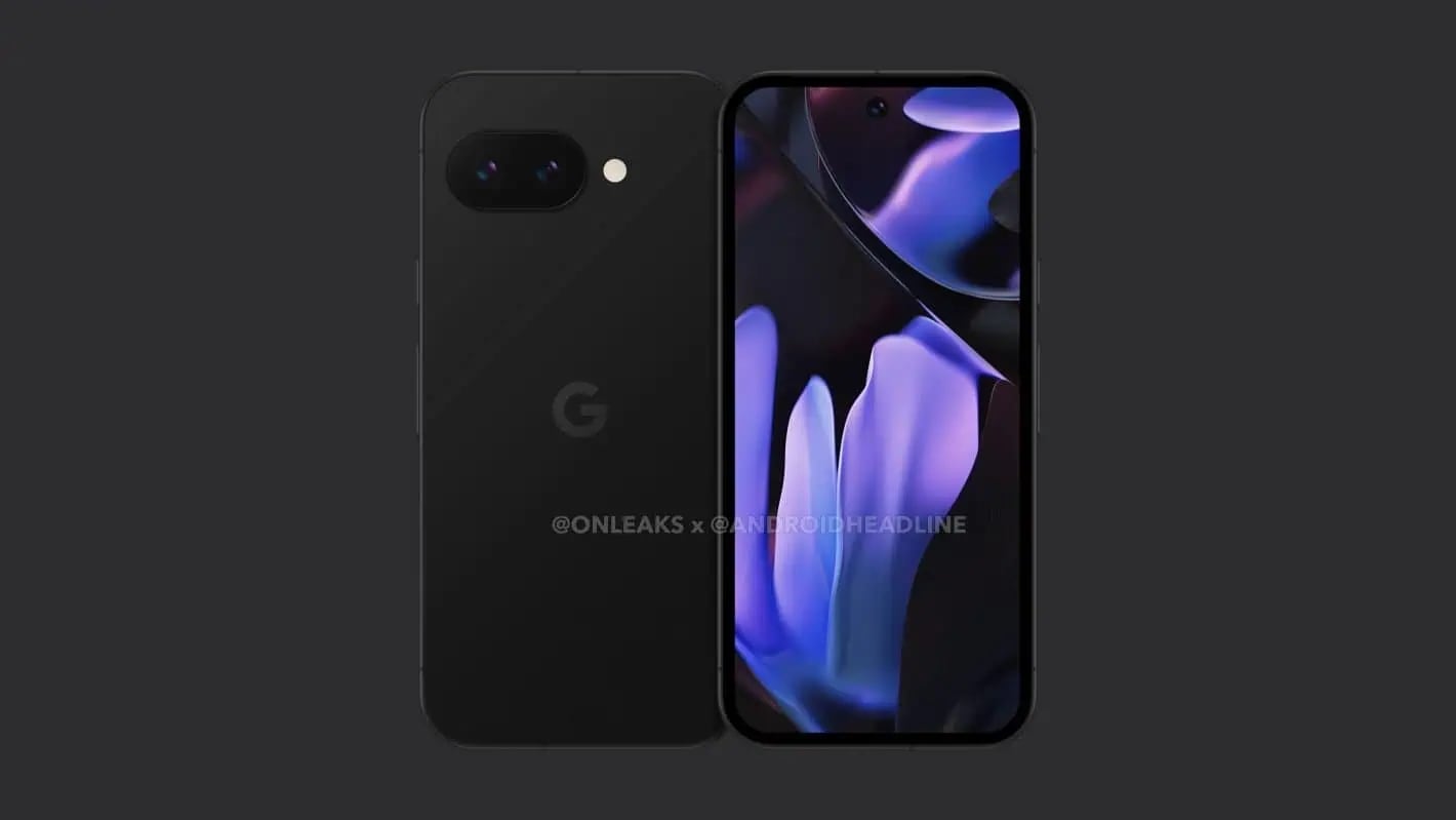 Možný dizajn Google Pixel 9a