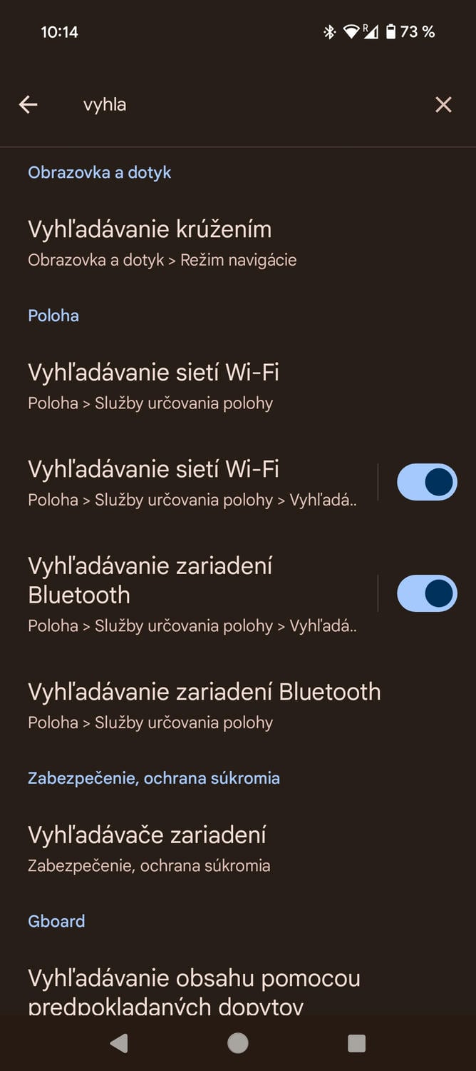 Vypnutie Wi-Fi a Bluetooth pripojenia