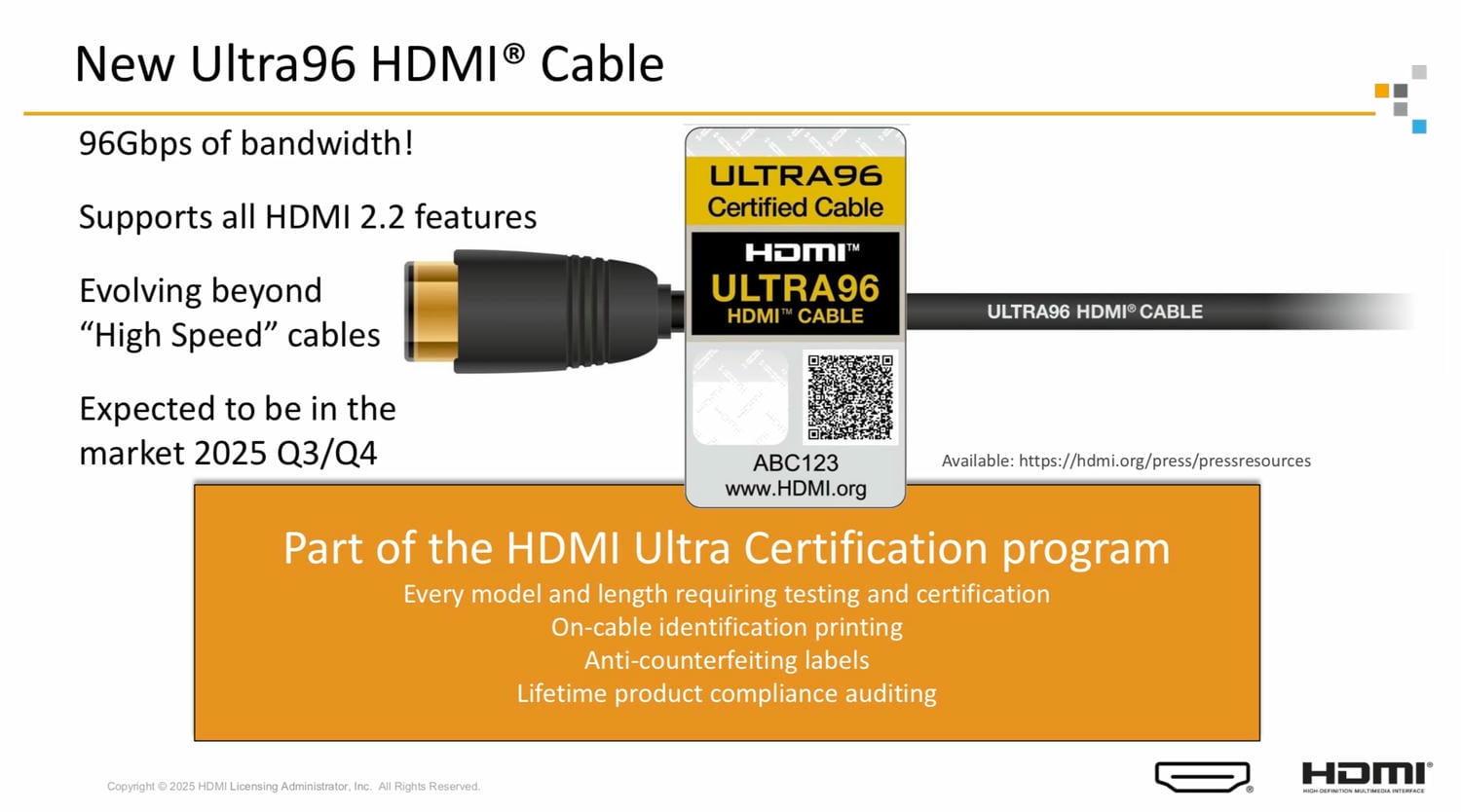 Nový štandard HDMI 2.2 pre televízory