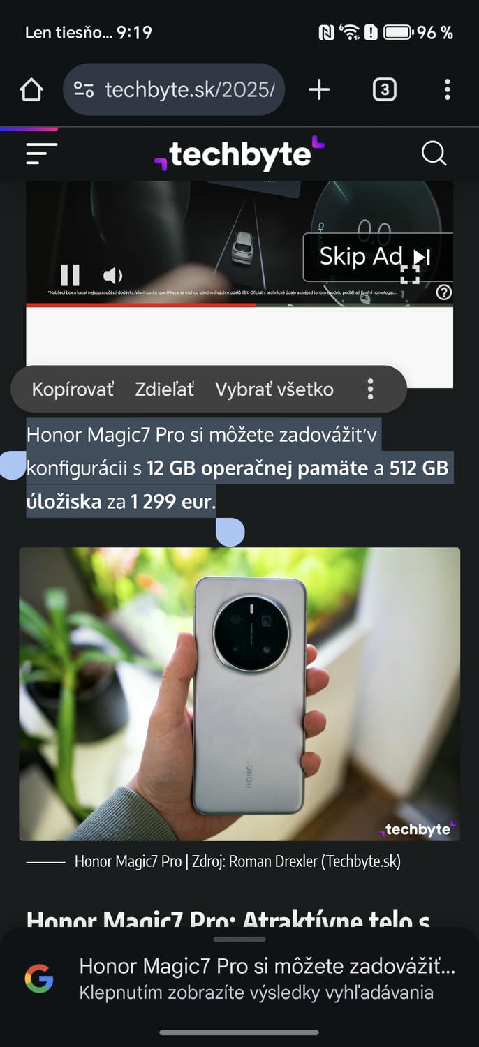 Honor AI na Honor Magic7 Pro