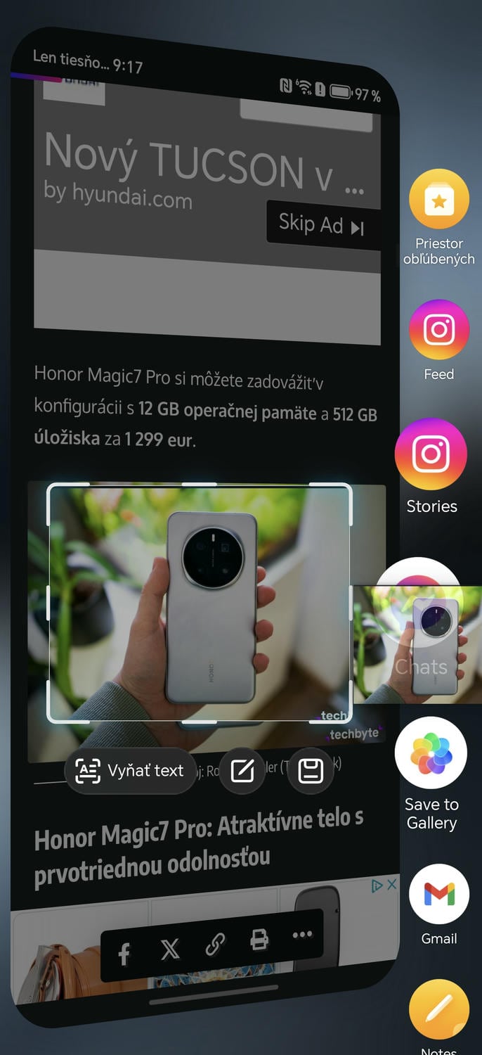 Honor AI na Honor Magic7 Pro